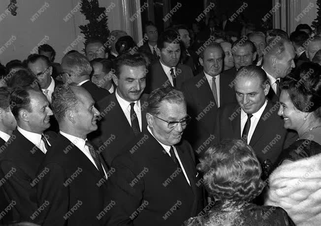 J. B. Tito, a jugoszláv köztársaság elnöke, Budapesten