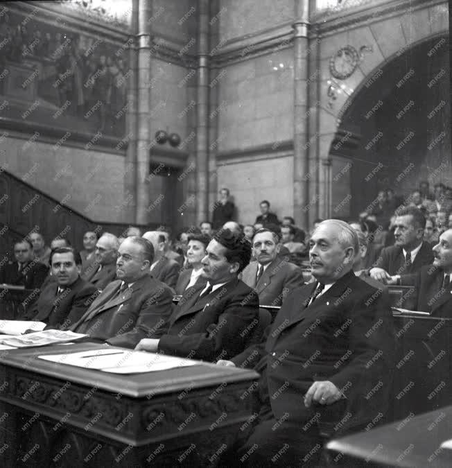 Belpolitika - Országgyűlés 1950-ben 
