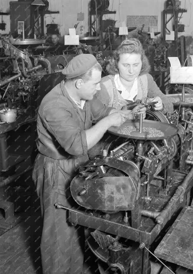Ipar - Élmunkás dolgozók a Facsavargyárban