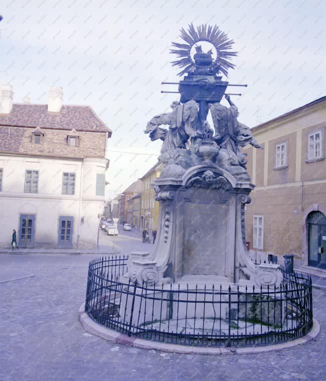 Városkép-életkép - Műemlék - A győri Frigyláda-szobor