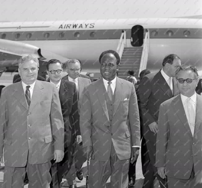 Külkapcsolat - Kwame Nkrumah ghánai elnök Budapesten
