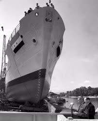 Közlekedés - Az Om Saber nevű tengerjáró hajó felavatása